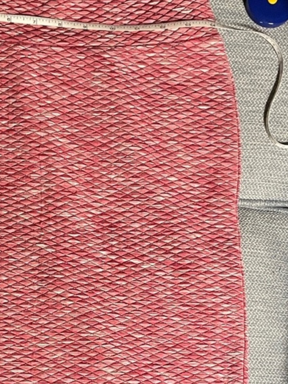 2 LuLaRoe Cassie Pencil Skirts in Pink and orange spice Heathered quilted - Picture 7 of 7